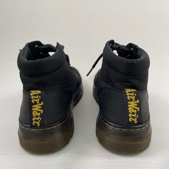 Dr Doc Martens Bonny Black Lace Up Boots Air Wair Bouncing Soles Men's Size 10 - Picture 4 of 16